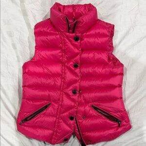 Moncler Bright Pink Puffer Vest